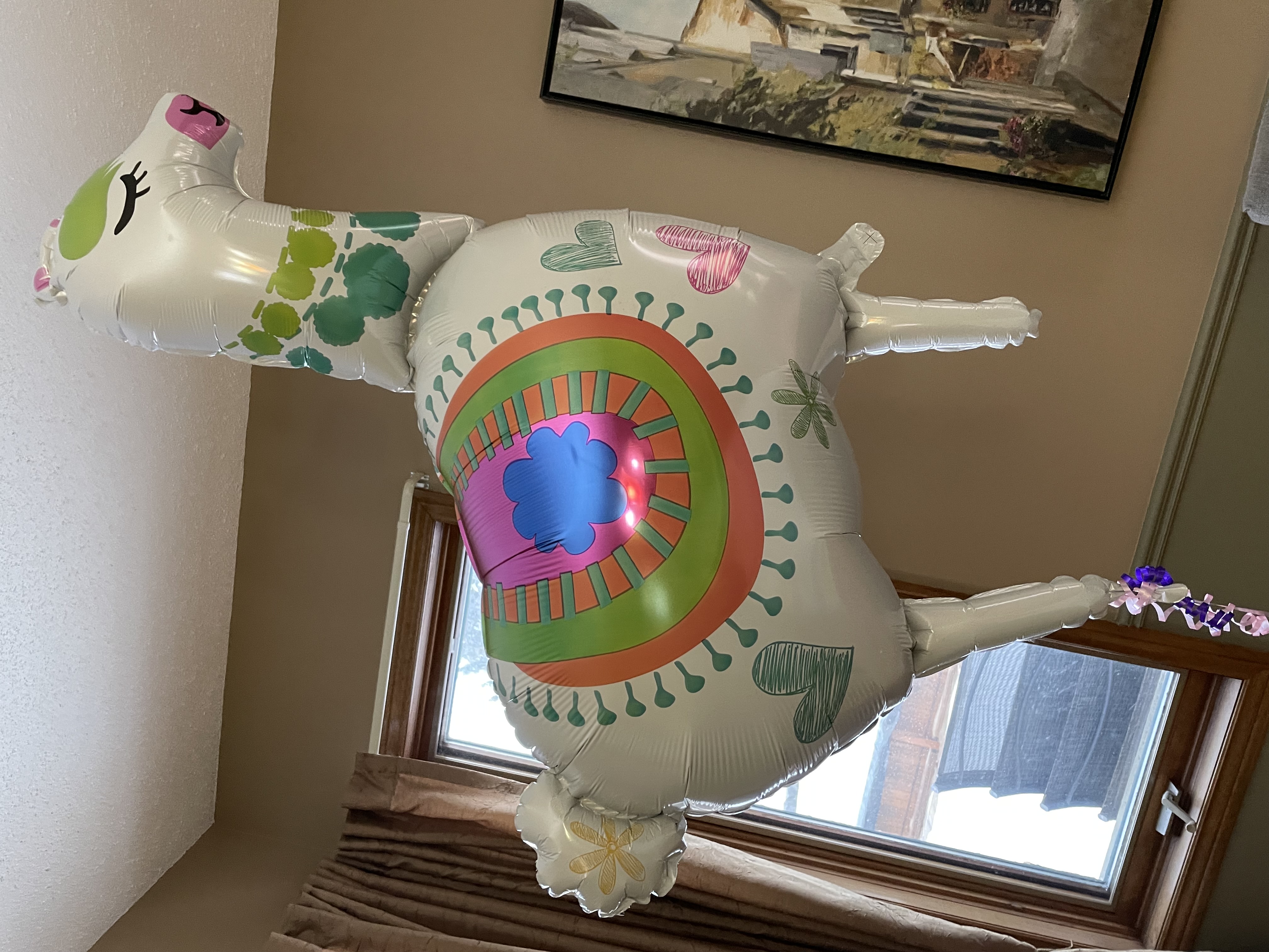 llama balloon surprise