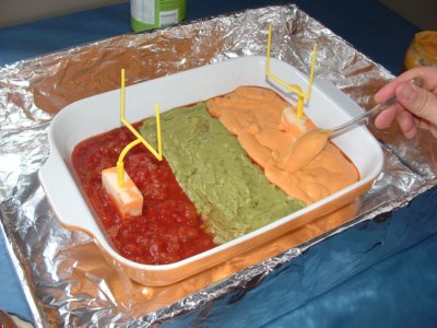 football party dip process