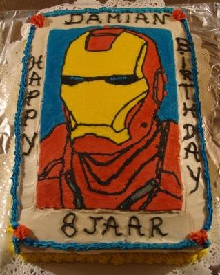 Adult Birthday Cakes on Ironman Cake Picture   How To Make An Ironman Cake   Perfect Party