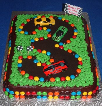 Cars Birthday Cake on Birthday Cake Was Very Special For My Son  He Just Adored His Race Car