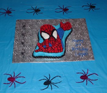 spiderman cake