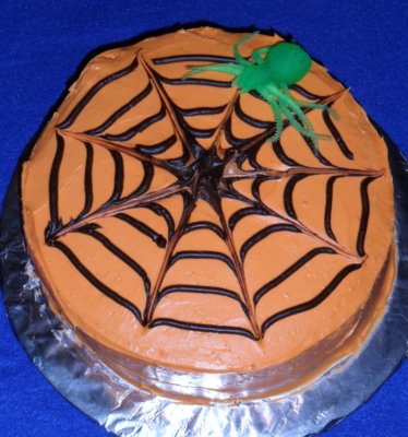 spiderweb cake