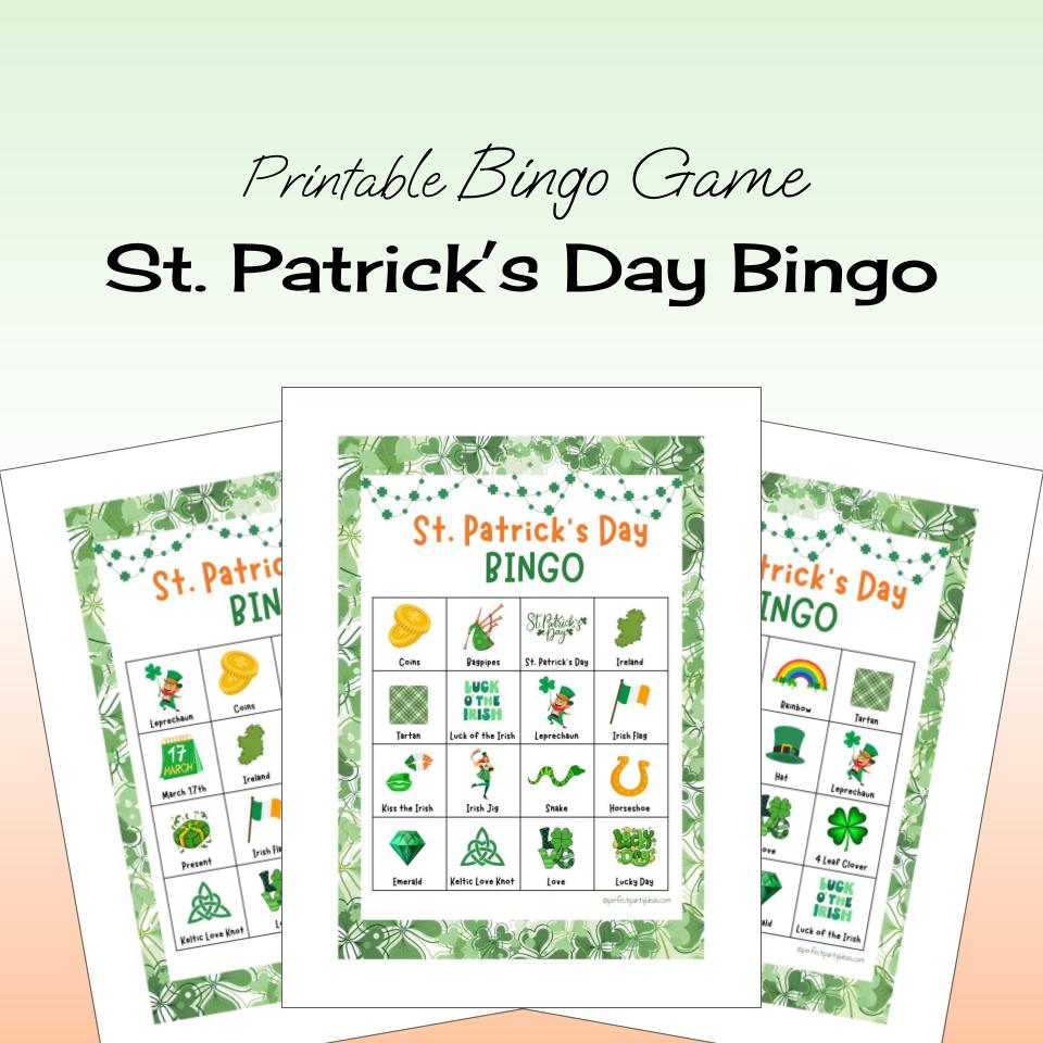 St. Patrick's Day Bingo Game