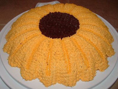 sunflower cake