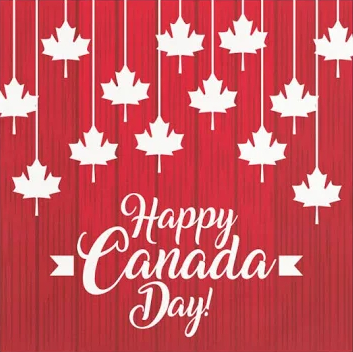canada day party napkin