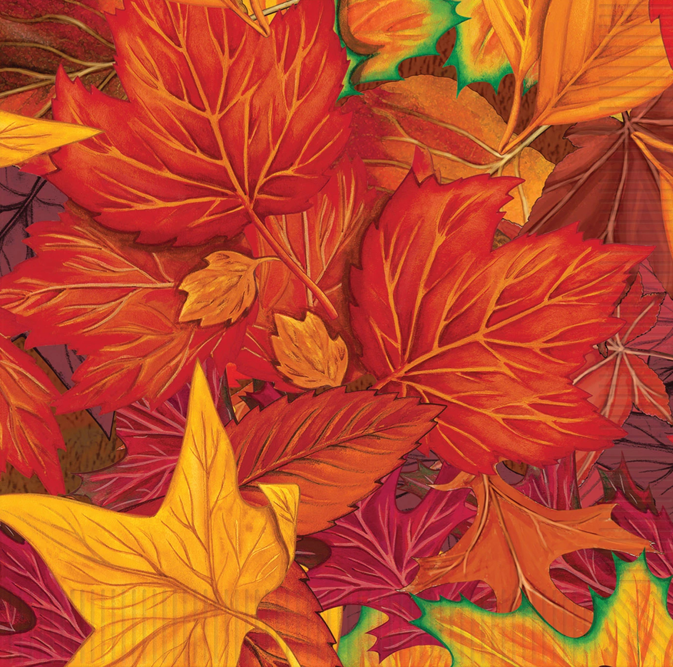 fall party napkin