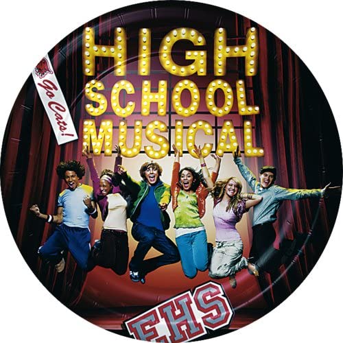 high school musical party plate