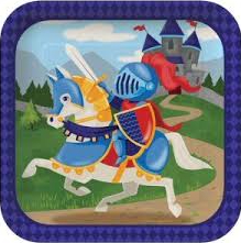 knight party napkin