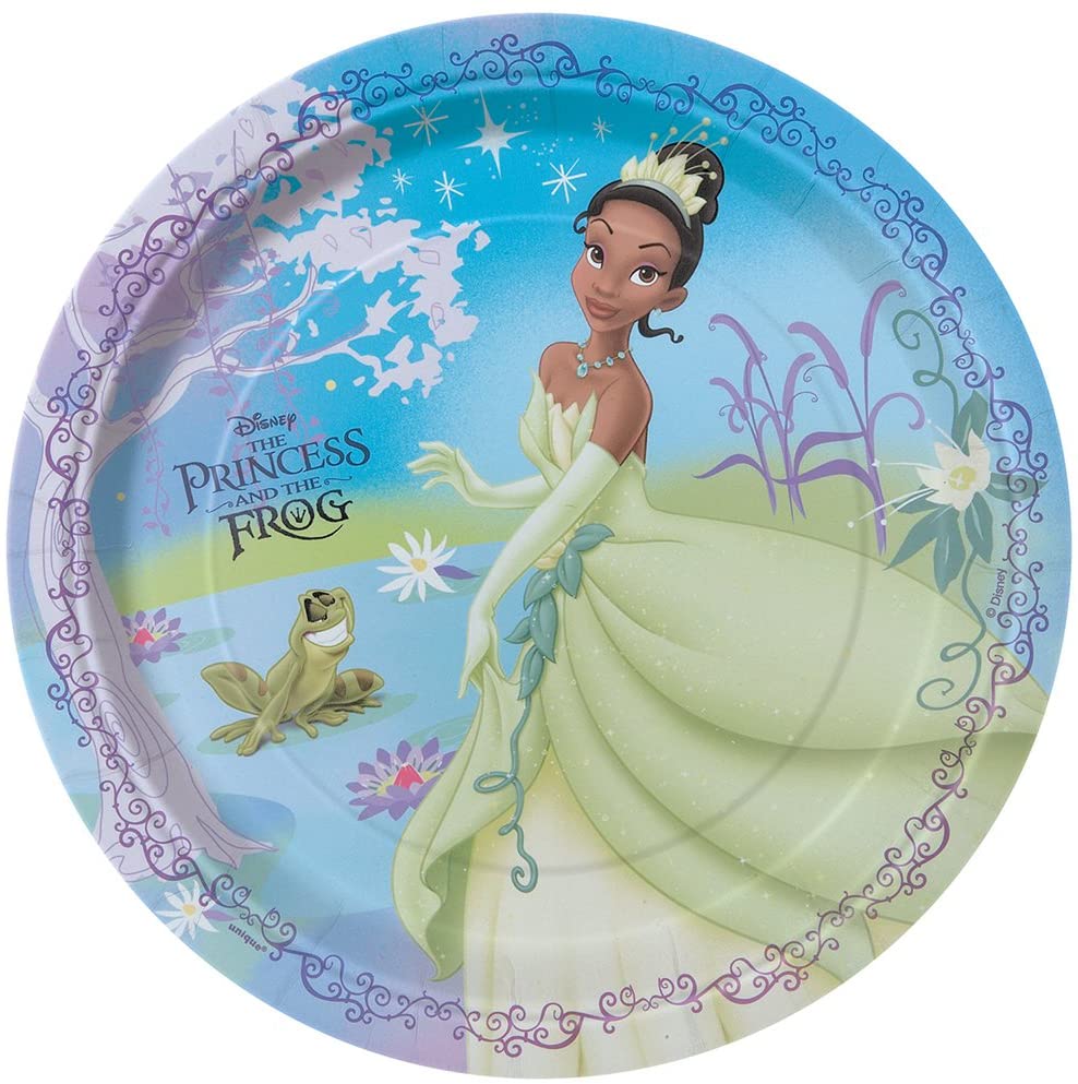 princess and the frog party plate