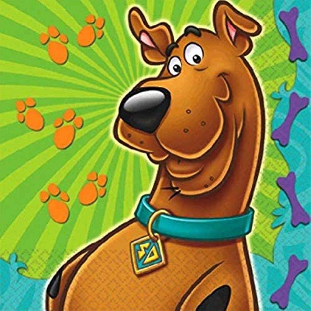 scooby doo party napkin