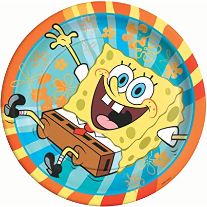 spongebob party plate