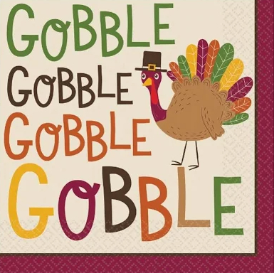 Thanksgiving party napkin