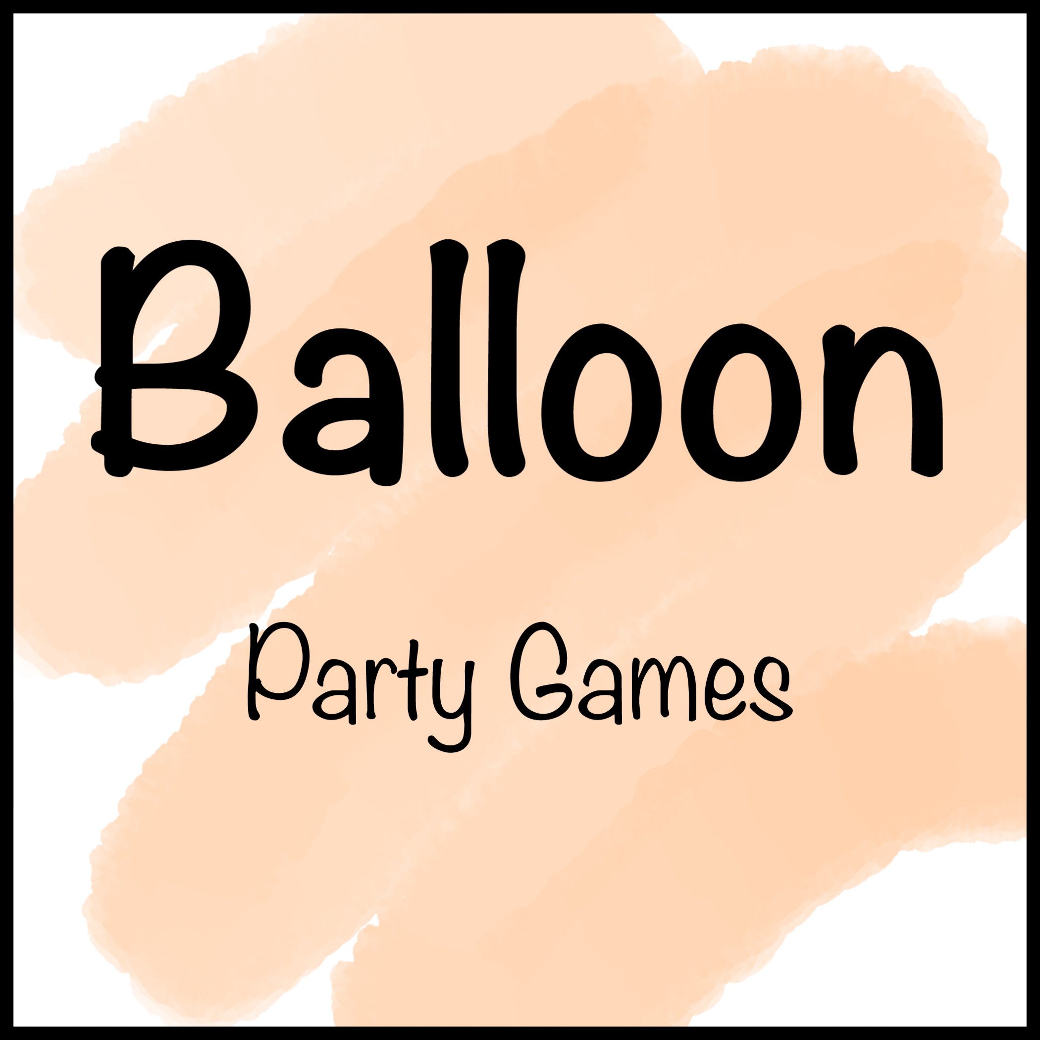 balloon party games
