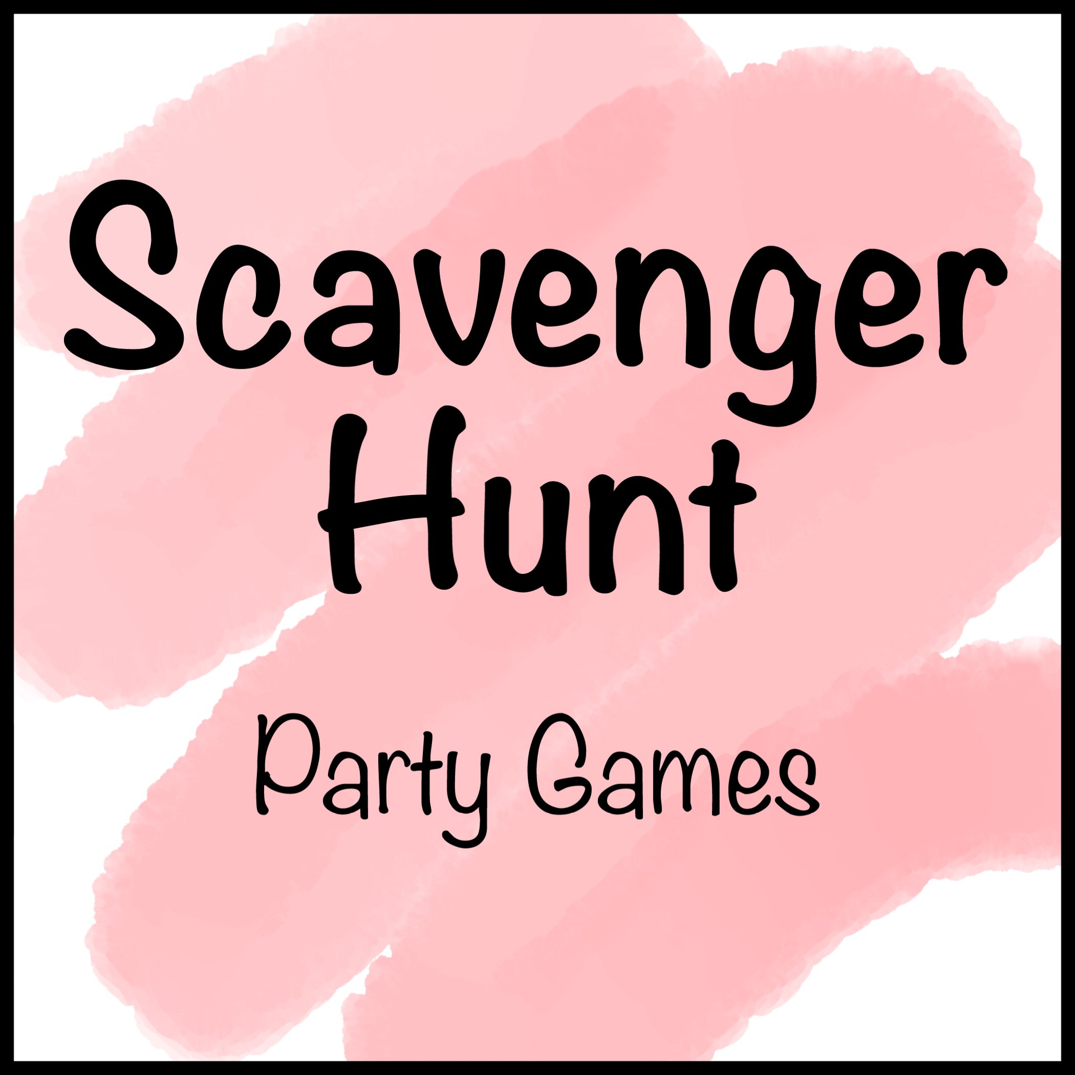 scavenger hunt party games