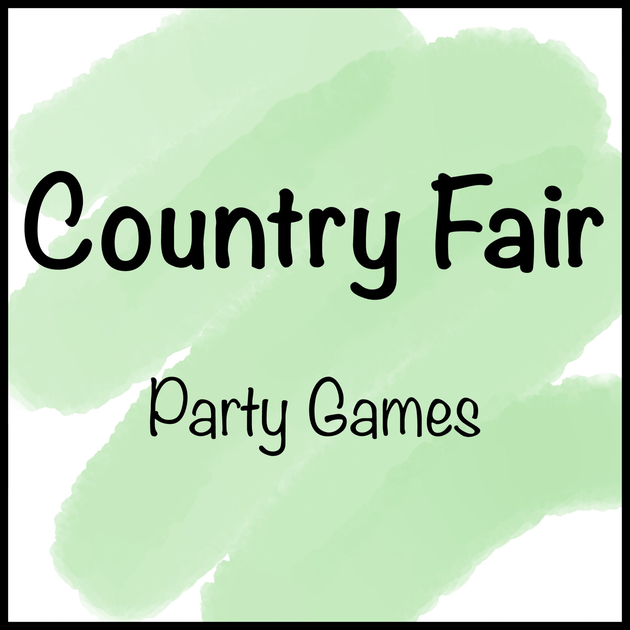 country fair party games
