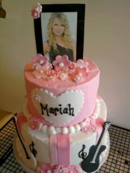 Taylor Swift birthday party cake