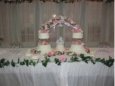 Bridge of Roses Wedding Cake