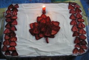 Canada Day Cake by Anne Lisa