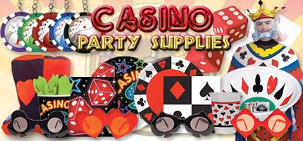 Gambling theme party favors