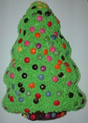 Christmas tree cake 1