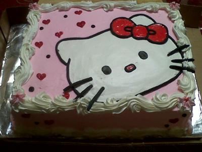 Hello Kitty cake by Marissa