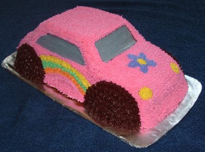 hippie car cake