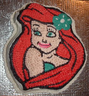 little mermaid cake