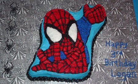 spiderman cake