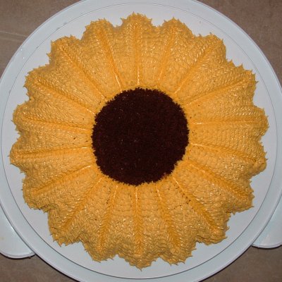 Sunflower cake