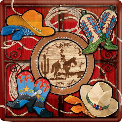 cowboy party napkin