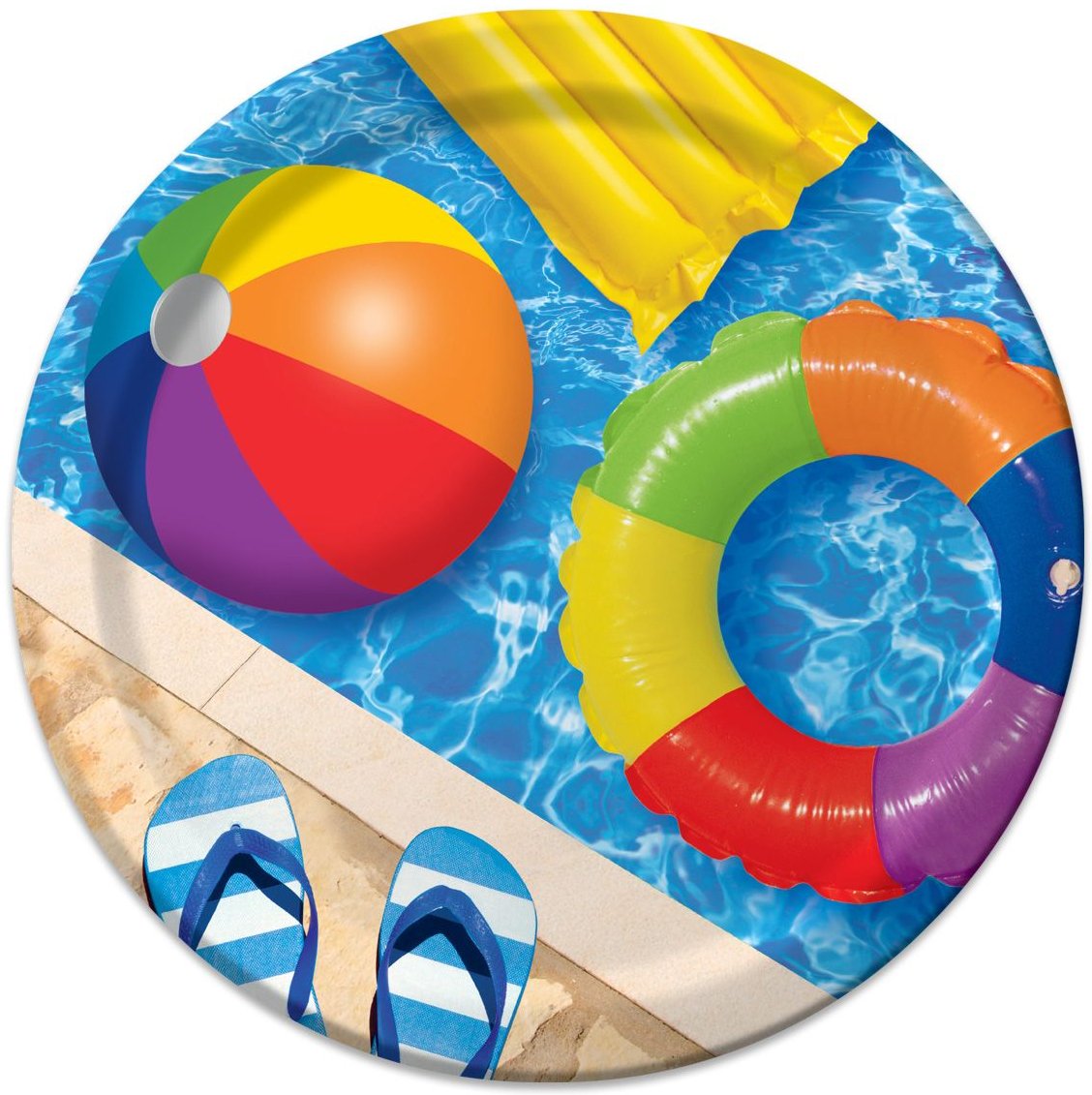 pool party plate