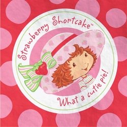 strawberry shortcake party napkin