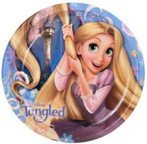 tangled party napkin